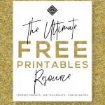 Free Printables • Free Wall Art Roundups • Little Gold Pixel   To Have And To Hold Your Hair Back Free Printable