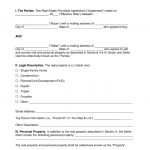 Free Residential Real Estate Purchase Agreements   Word | Pdf   Free Printable Real Estate Contracts