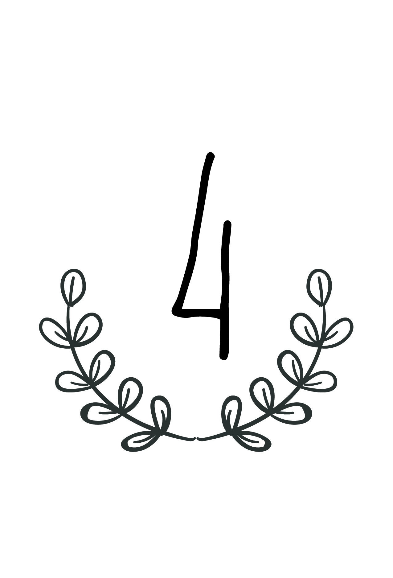 Free Rustic Wedding Table Number Printable | Future Wedding In 2019 - Free Printable Table Numbers