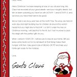 Free Santa Letter Templates Downloads | Christmas Letter From Santa   Free Printable Christmas Letters