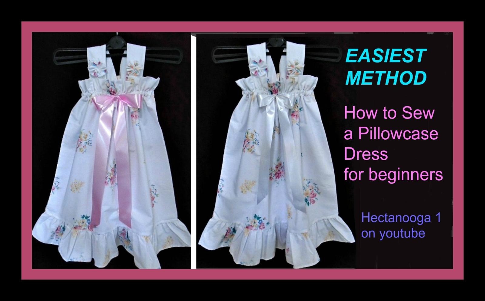 Free Sewing Pattern – Sewing Pattern- Easiest Pillowcase Dress – - Free Printable Pillowcase Dress Pattern
