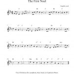 Free Sheet Music Scores: Alto Saxophone Christmas | Xmas Music   Free Printable Sheet Music For Trumpet