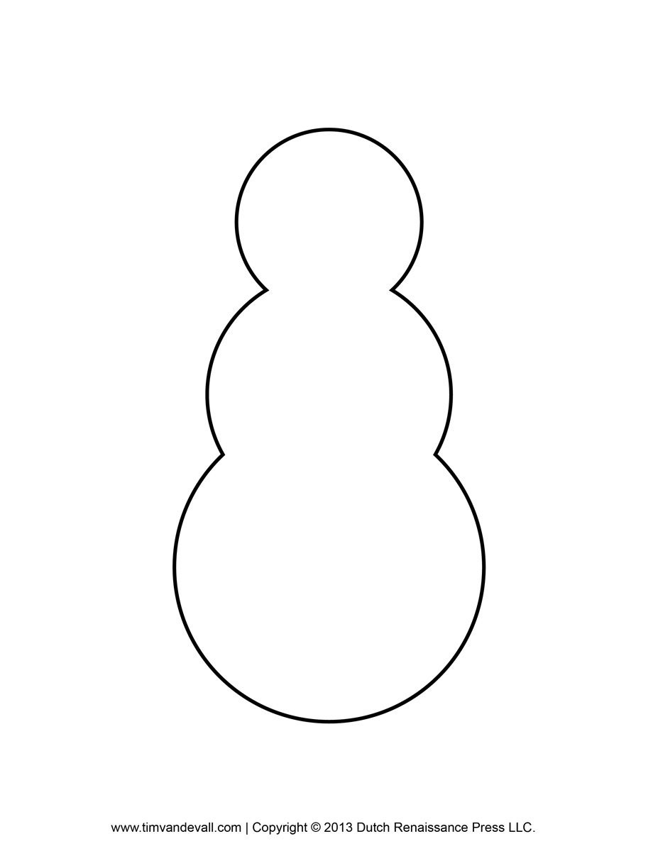 Free Snowman Clipart, Template & Printable Coloring Pages For Kids Free Printable Snowman