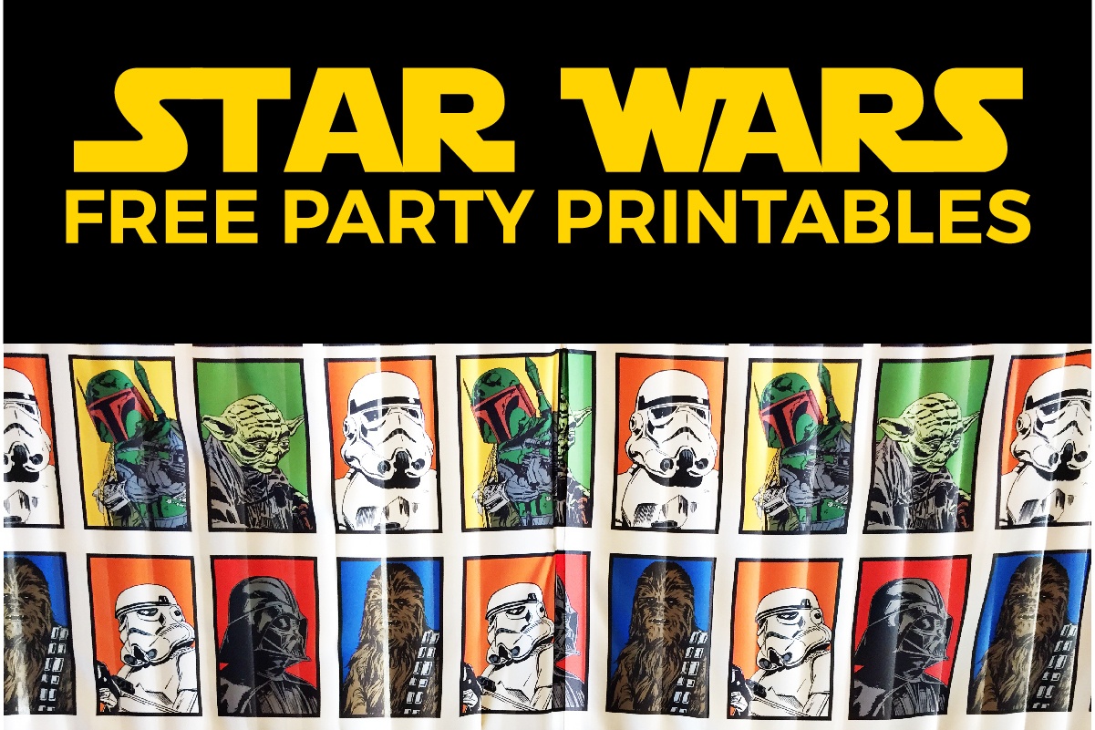 Free Star Wars Party Printables: A No-Stress Way To A Galactic Party - Star Wars Printable Cards Free