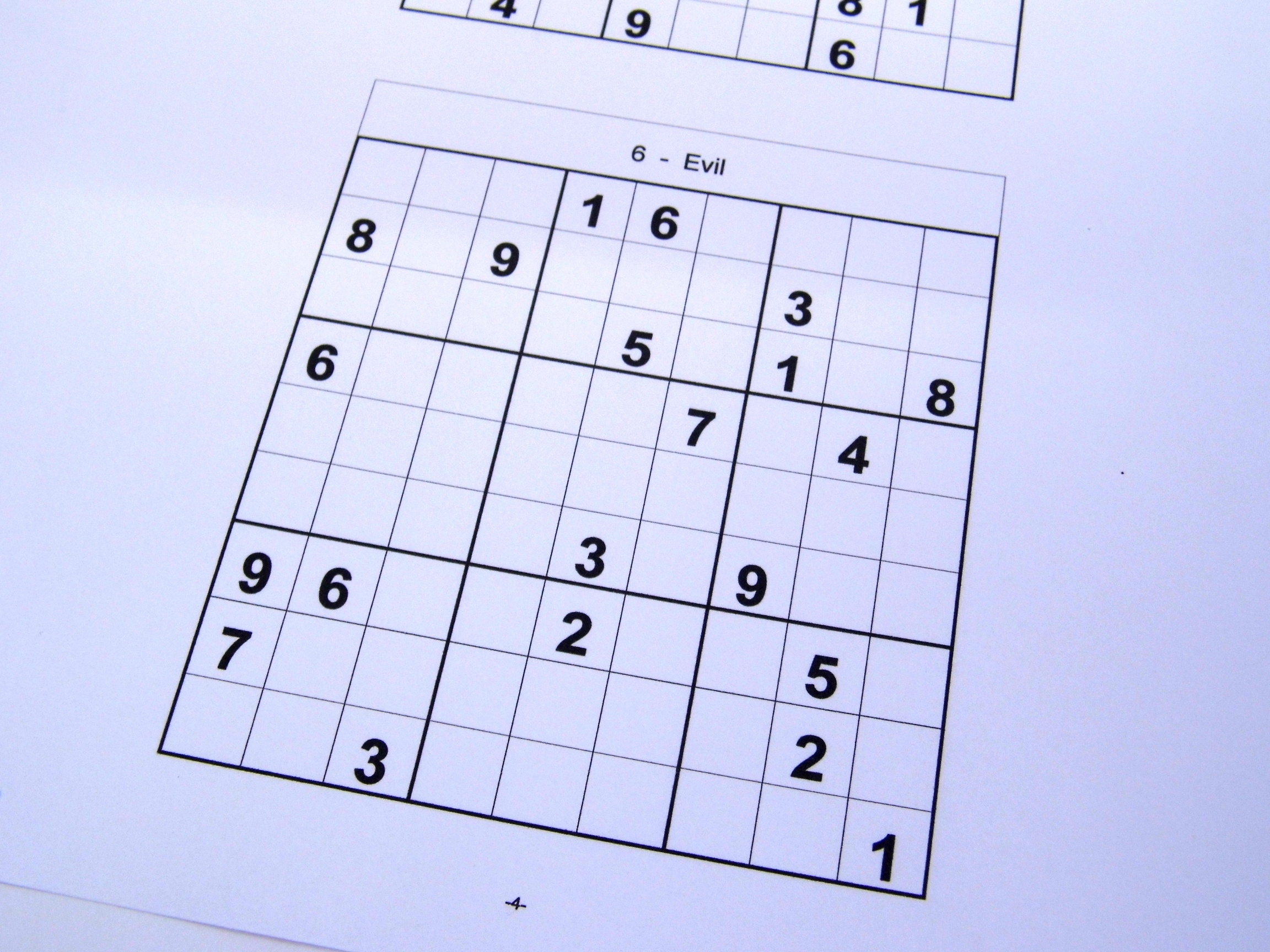 Free Sudoku Puzzles – Free Sudoku Puzzles From Easy To Evil Level - Free Printable Sudoku Books