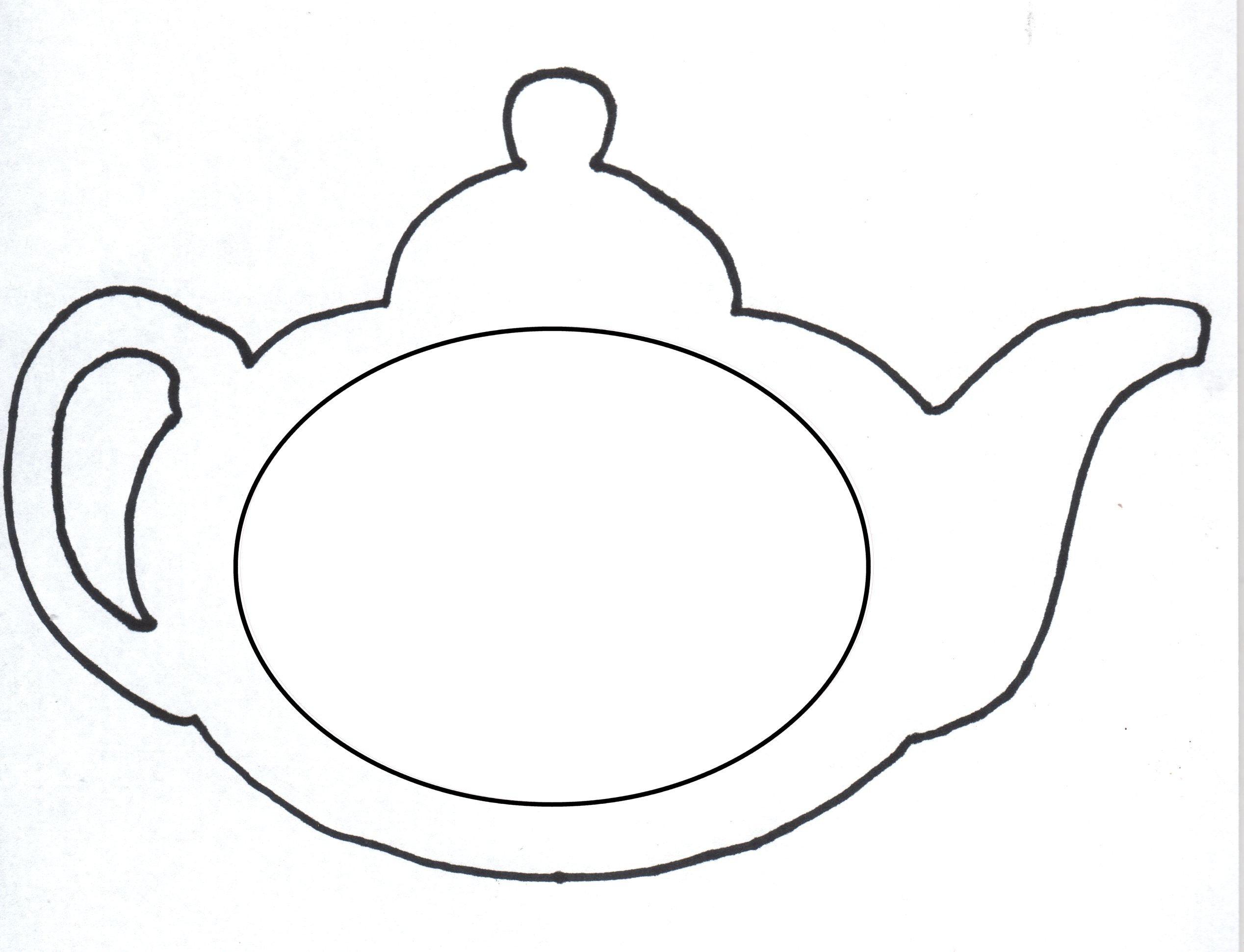 Teapot Spout Template