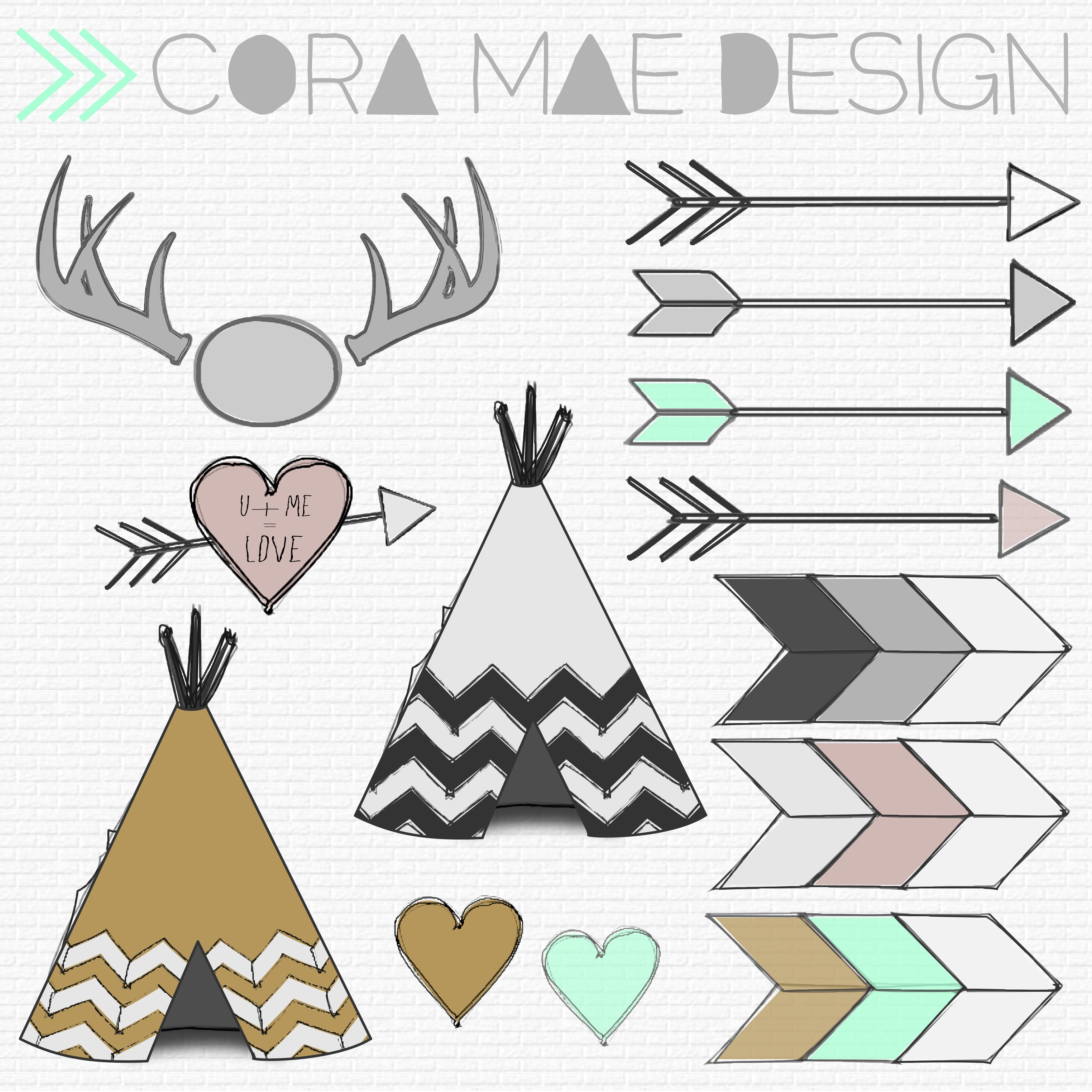 Free Tribal Clipart | Amanda&amp;#039;s Baby Shower | Clip Art, Printables, Ideas - Free Printable Teepee