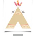Free Tribal Nursery Printables In 2019 | Bedroom Ideas | Teepee   Free Printable Teepee