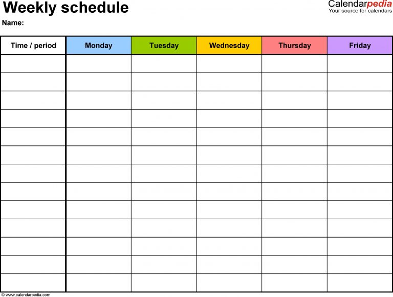 daily schedule maker