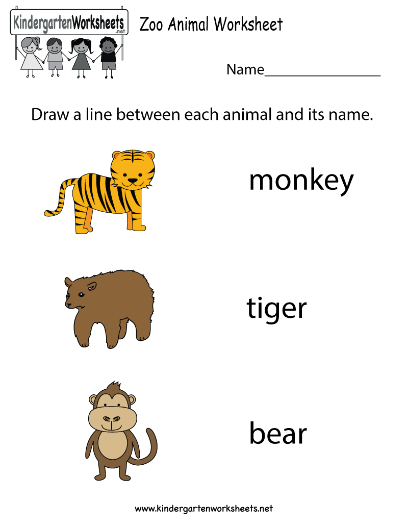 Free Zoo Animal Worksheet For Kindergarteners. This Would Be A Great - Free Printable Zoo Worksheets