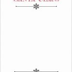 From The Desk Of Santa Claus Letterhead 301 Moved Permanently   North Pole Stationary Printable Free