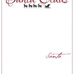 From The Desk Of Santa Claus Letterhead   Kaza.psstech.co   North Pole Stationary Printable Free