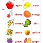 Fruit Memory Game Worksheet   Free Esl Printable Worksheets Made   Free Printable Memory Exercises