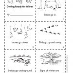 Get Ready For Winter With This Free Minibook Reproducible. | Fall   Free Printable Hibernation Worksheets