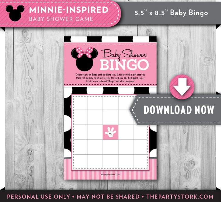 Free Printable Mickey Mouse Baby Shower Games