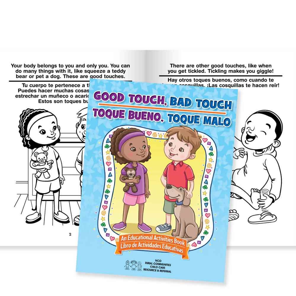 Good Touch, Bad Touch Activities Book (Bilingual) | Positive Promotions - Free Printable Good Touch Bad Touch Coloring Book