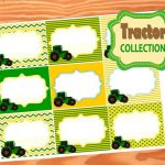 Green Tractor Party  Farm Party  Tractor Party  Food Labels | Green   Free Printable John Deere Food Labels