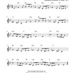 Greensleeves, Free Trumpet Sheet Music Notes   Free Printable Sheet Music For Trumpet