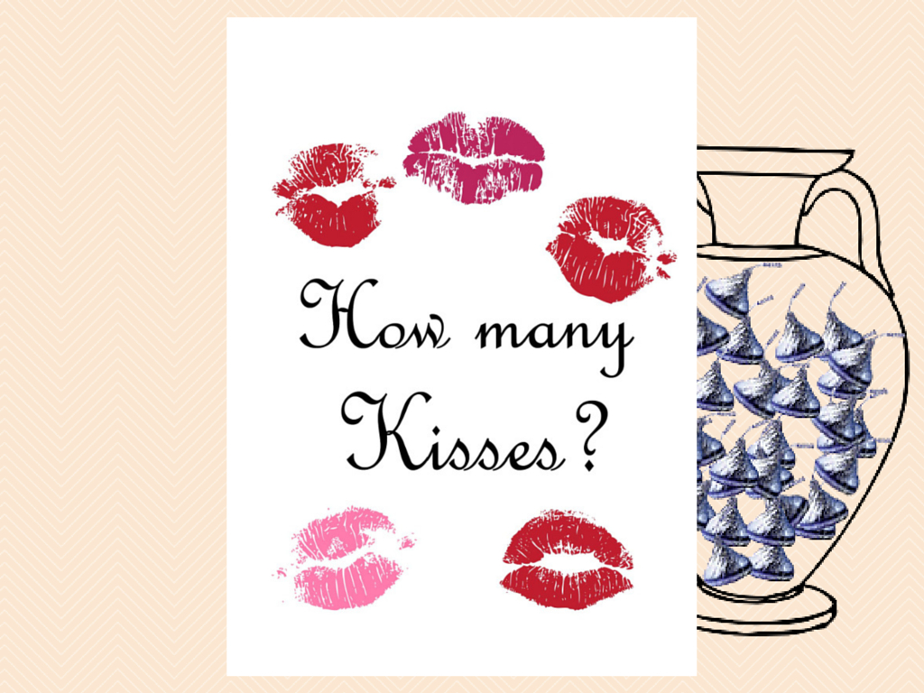 Guess How Many Kisses There Are In A Jar - Magical Printable - How Many Kisses Game Free Printable
