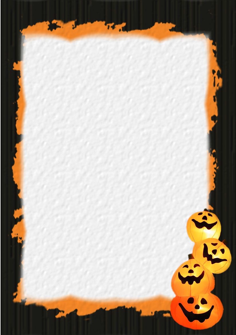 Free Printable Halloween Stationery Borders Free Printable