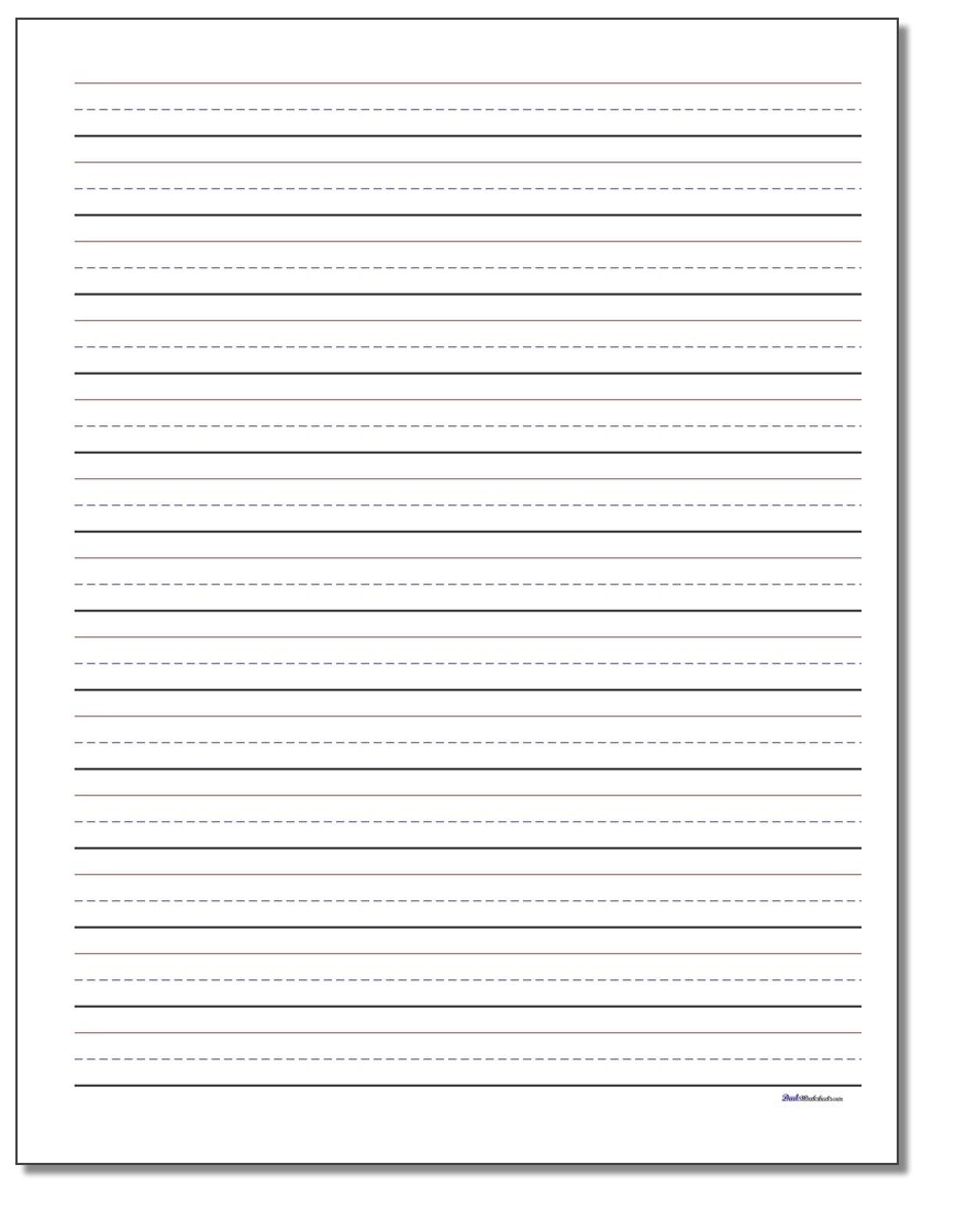 Handwriting Paper Free Printable Writing Paper Free Printable