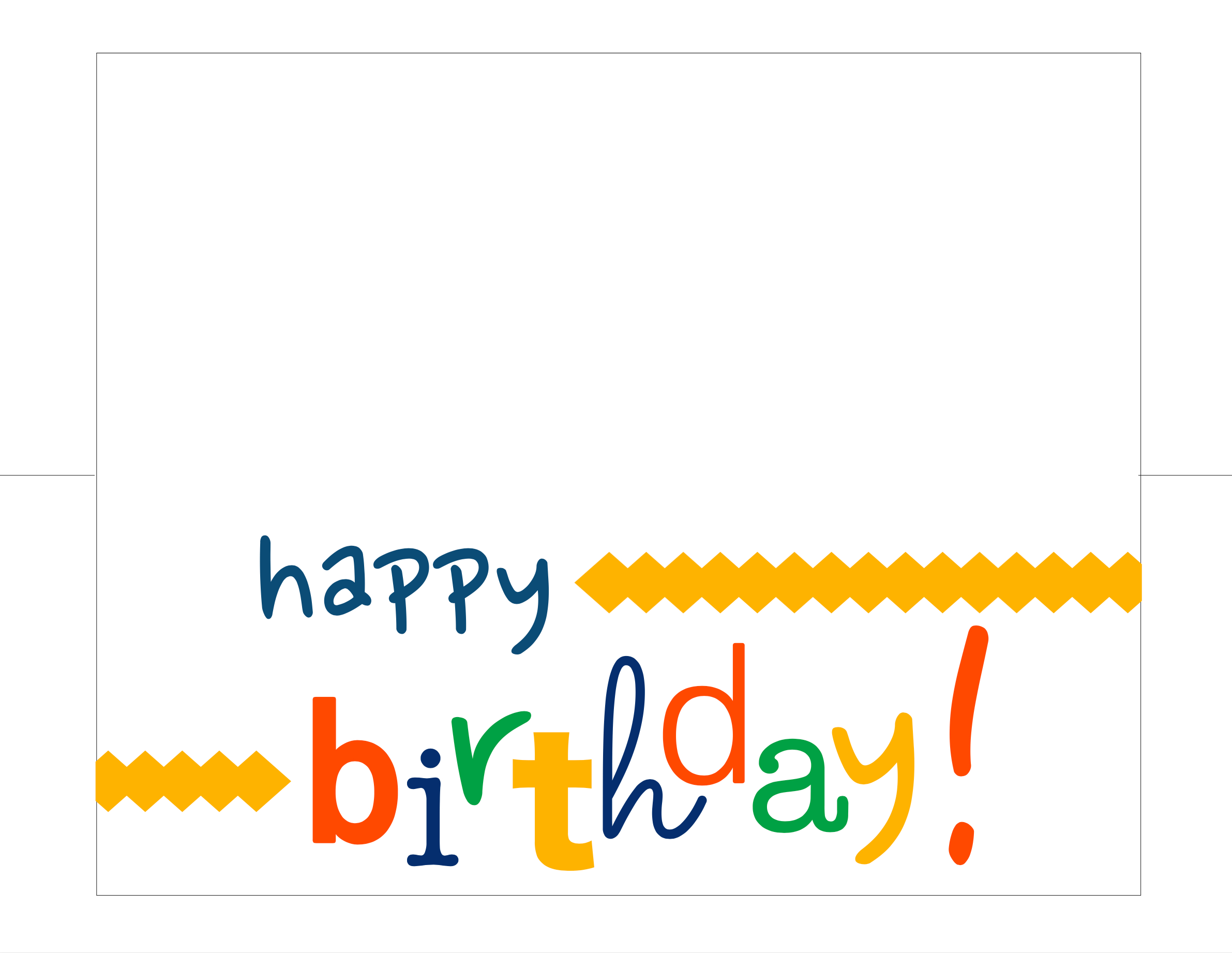 Happy Birthday Card Free Printable - How Do The Jones Do It - Free Printable Happy Birthday Cards