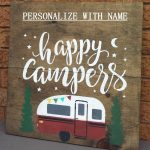 Happy Campers Sign | Craft Fair | Camping Signs, Camper Signs   Free Printable Camping Signs
