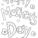 Happy Mother's Day Doodle Coloring Page | Free Printable Coloring   Free Printable Mothers Day Coloring Pages