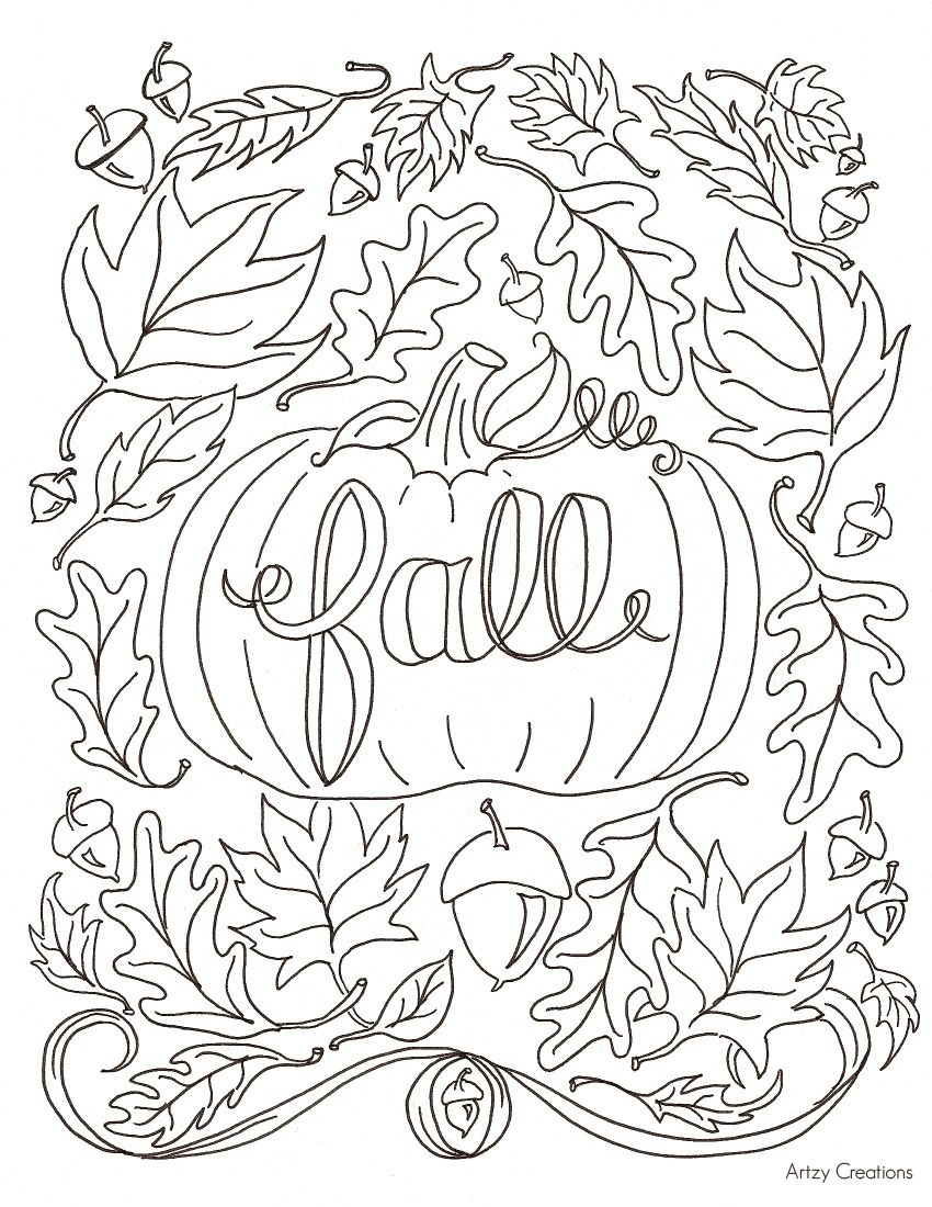 Free Printable Fall Harvest Coloring Pages Free Printable