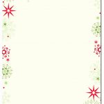 Holiday Letterhead Stationery Holiday Letterhead Free Printable   Free Printable Christmas Border Paper