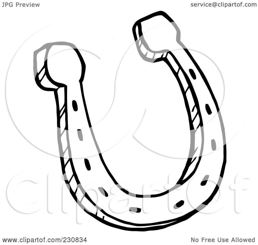 Free Printable Horseshoe Coloring Pages | Free Printable