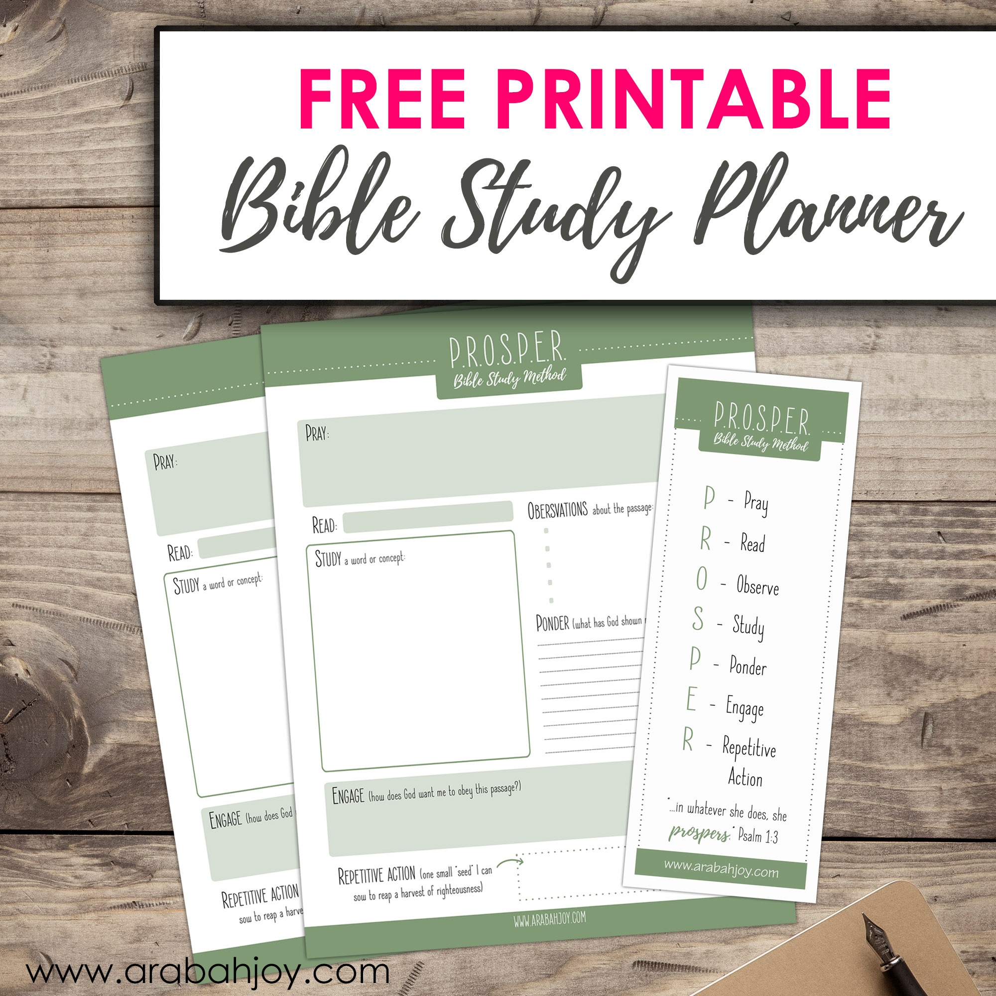How To Create Your Spiritual Growth Plan - Free Printable Bible Study Guides