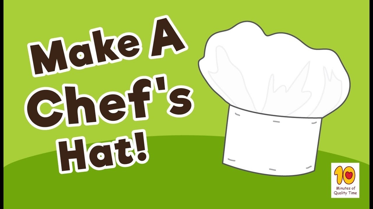 How To Make A Chef&amp;#039;s Hat - 10 Minutes Of Quality Time - Free Printable Chef Hat Pattern