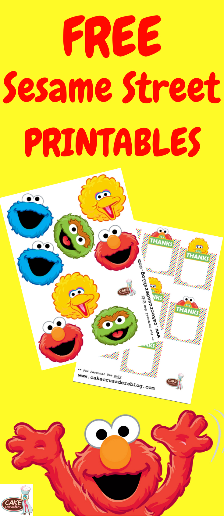 How To Make Sesame Street Party Favour Box Decorations | Sesame - Free Printable Sesame Street Cupcake Toppers