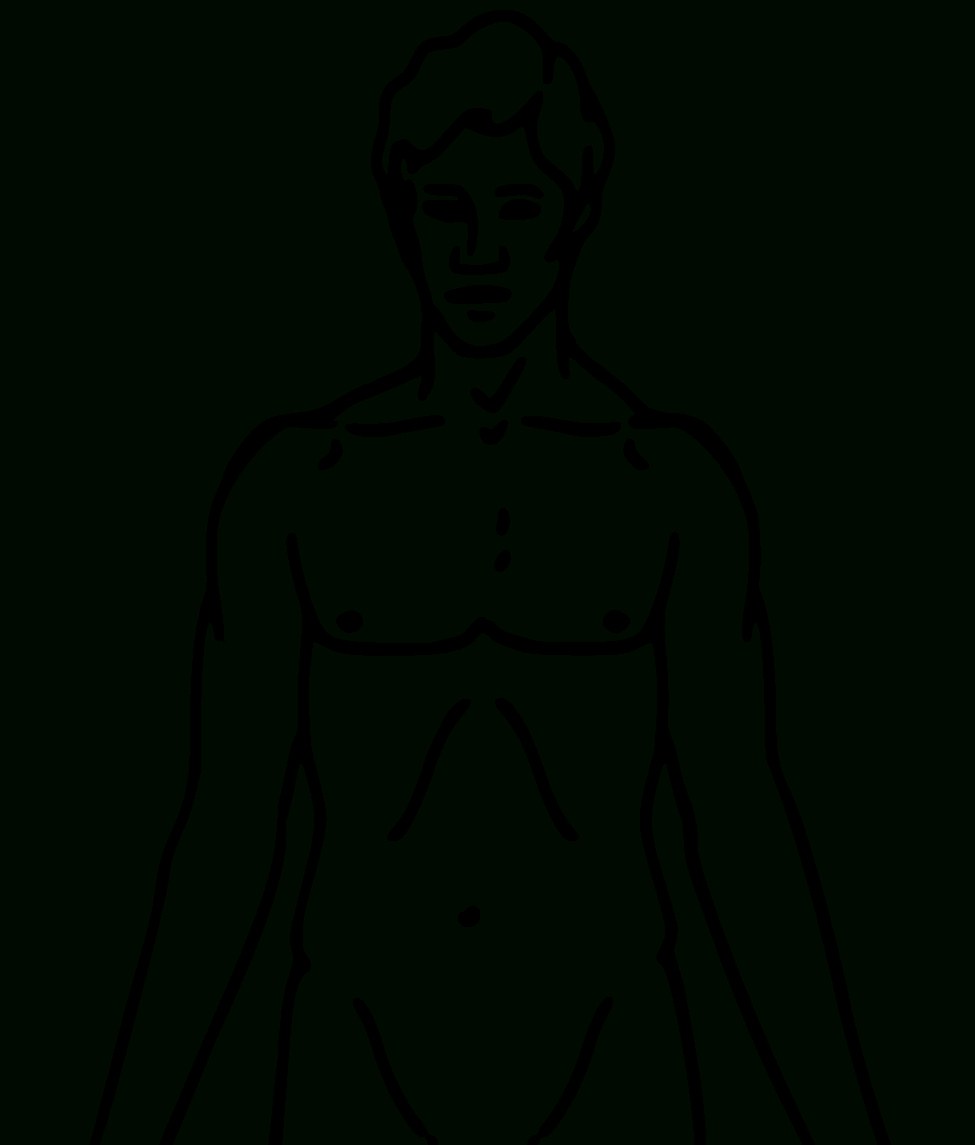 Human Body Outline Printable | Free Download Best Human Body Outline - Free Printable Human Body Template