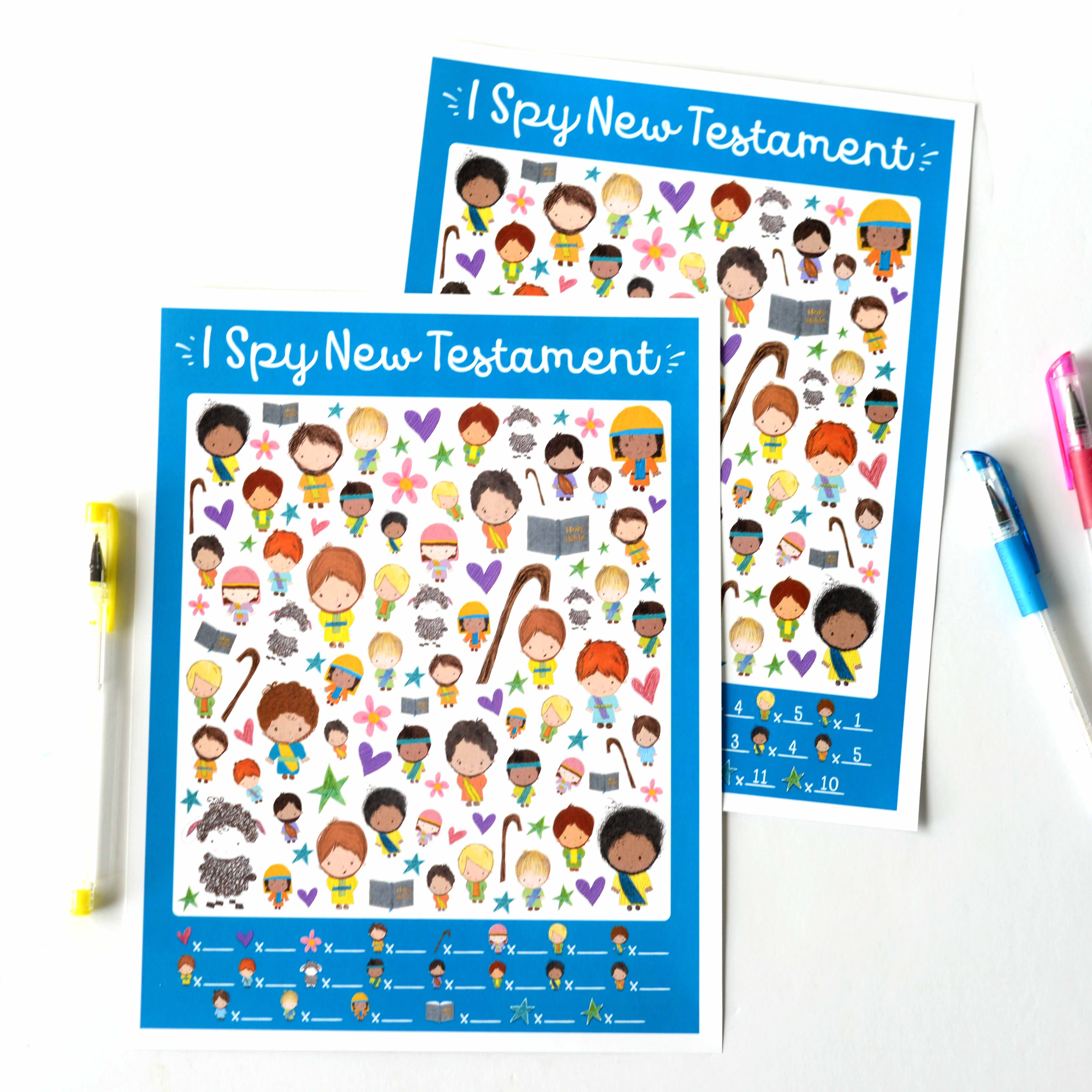 I Spy New Testament Printable Game - Teepee Girl - Free Printable Bible Games For Kids
