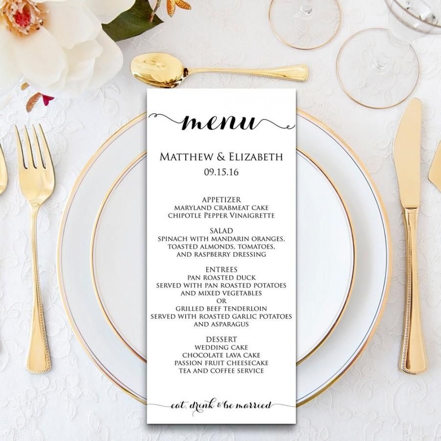 Image Result For Elegant Christmas Menu | Creating Christmas In Our - Free Printable Wedding Menu Card Templates