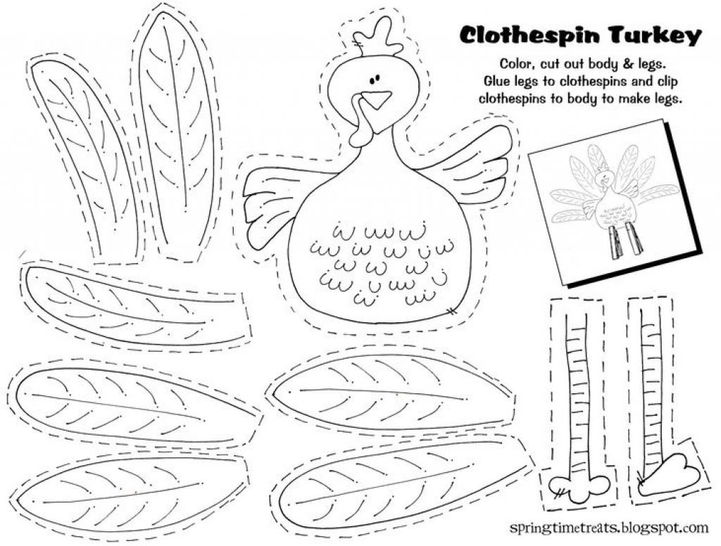Imgenes De Free Printable Thanksgiving Crafts For Kindergarten - Free Printable Crafts