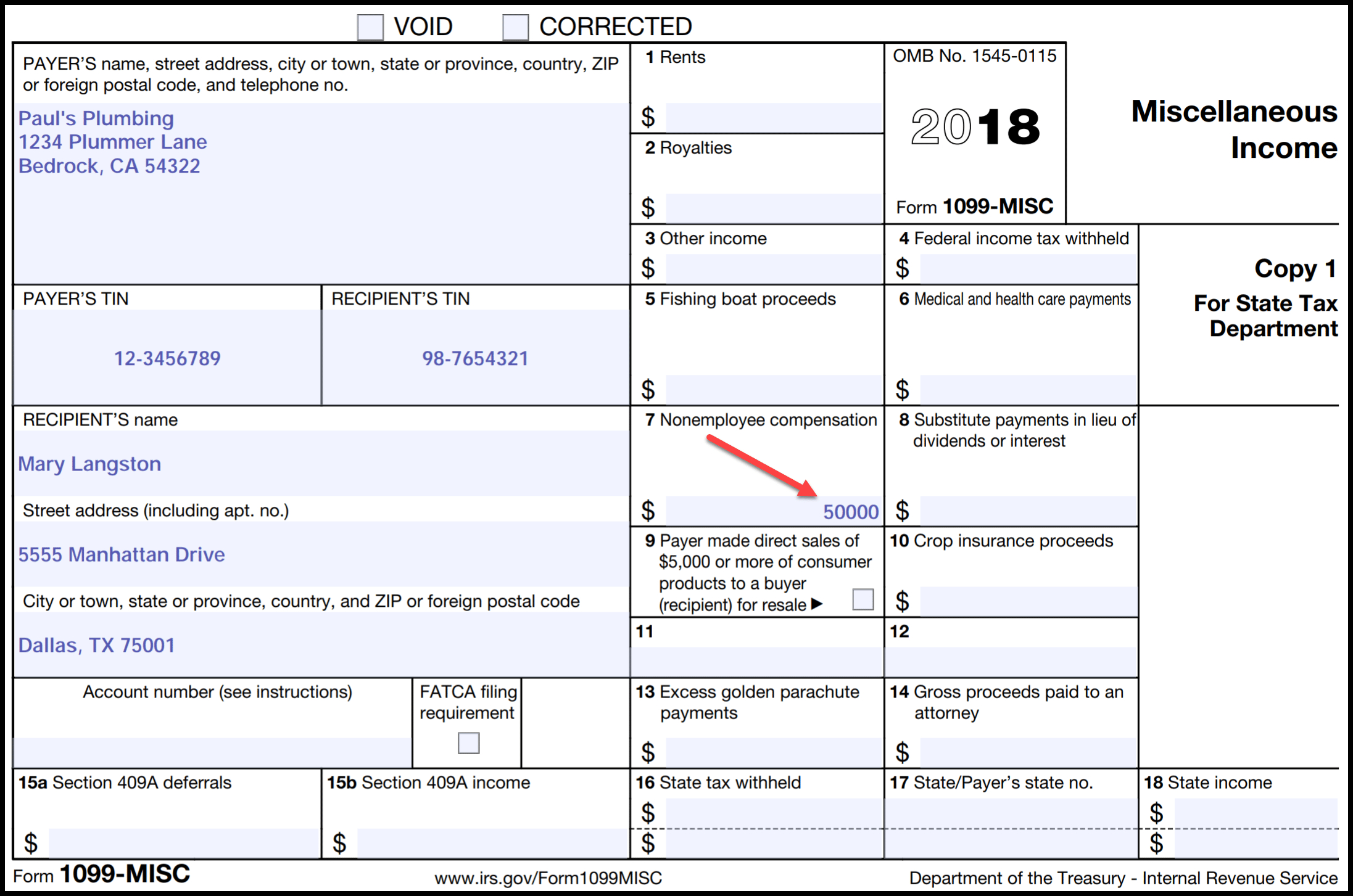 Free Printable 1099 Misc Forms Free Printable   Irs Form 1099 Reporting For Small Business Owners Free Printable 1099 Misc Forms 