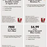 Kfc Canada Printable Coupons November 2018 / Wcco Dining Out Deals   Free Printable Coupons Ontario