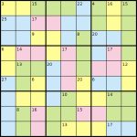 Killer Sudoku   Wikipedia   Killer Sudoku Free Printable