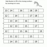 Kindergarten Math Printables 2 Sequencing To 25   Free Printable Sequencing Worksheets For Kindergarten