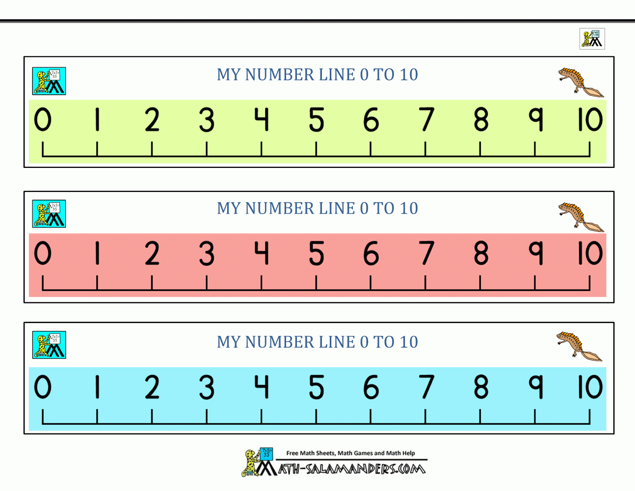 Kindergarten Math Printables Free Printable Number Line Free Printable