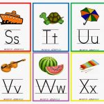 Kindergarten Worksheets: Printable Worksheets   Alphabet Flash Cards 4   Free Printable Alphabet Cards With Pictures
