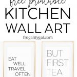 Kitchen Gallery Wall Printables | Free Printable Wall Art   Free Printable Images