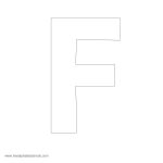 Large Alphabet Stencils | Freealphabetstencils   One Inch Stencils Printable Free