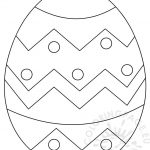 Large Easter Egg Patterns – Coloring Page   Easter Egg Template Free Printable