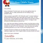 Letter From Santa Templates Free | Printable Santa Letters   Free Printable Christmas Letters From Santa
