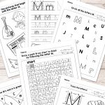 Letter M Worksheets   Alphabet Series   Easy Peasy Learners   Free Printable Alphabet Worksheets