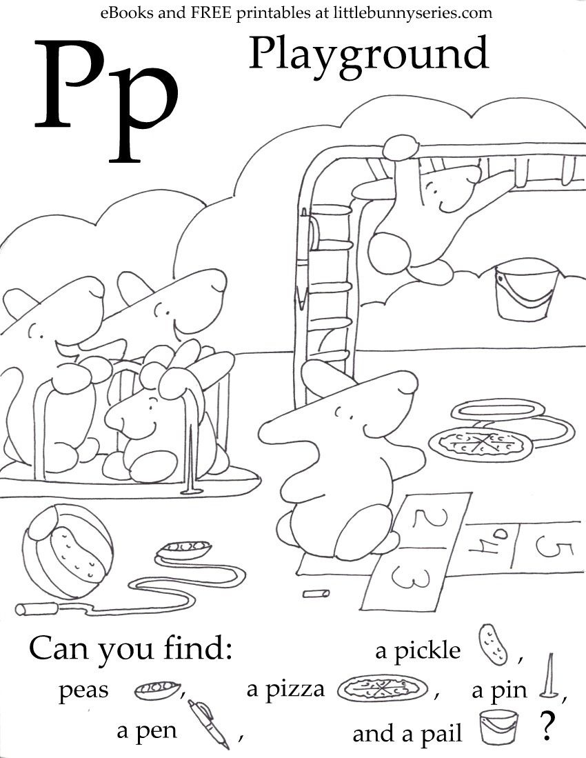 Letter P Seek And Find Pdf | Seek And Find | Free Preschool, Free - Free Printable Seek And Find